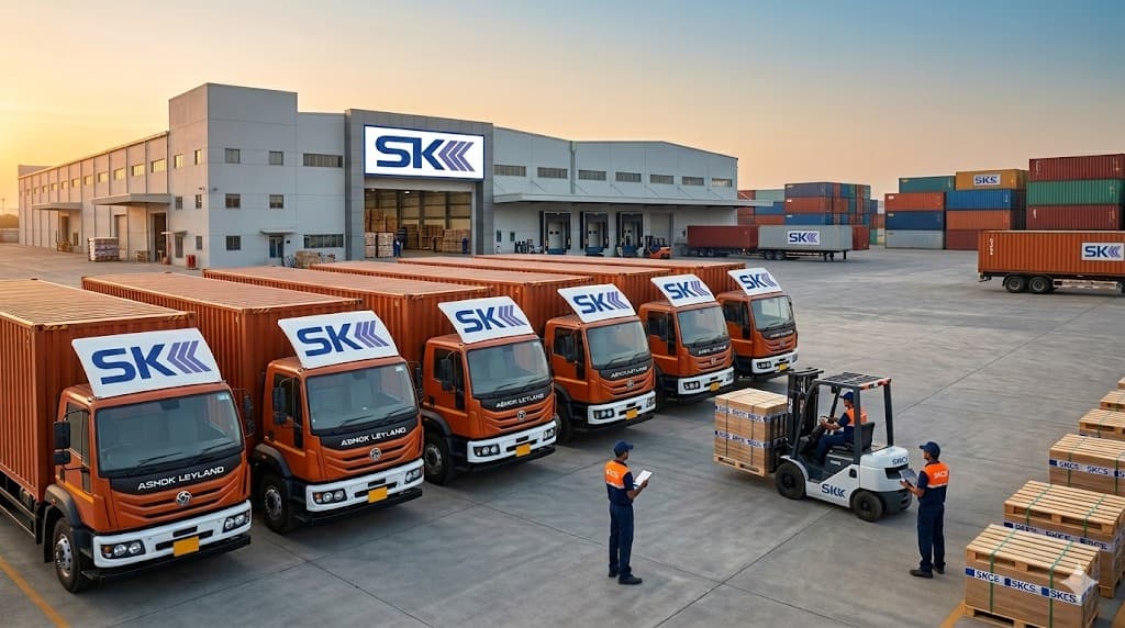 A modern warehouse interior